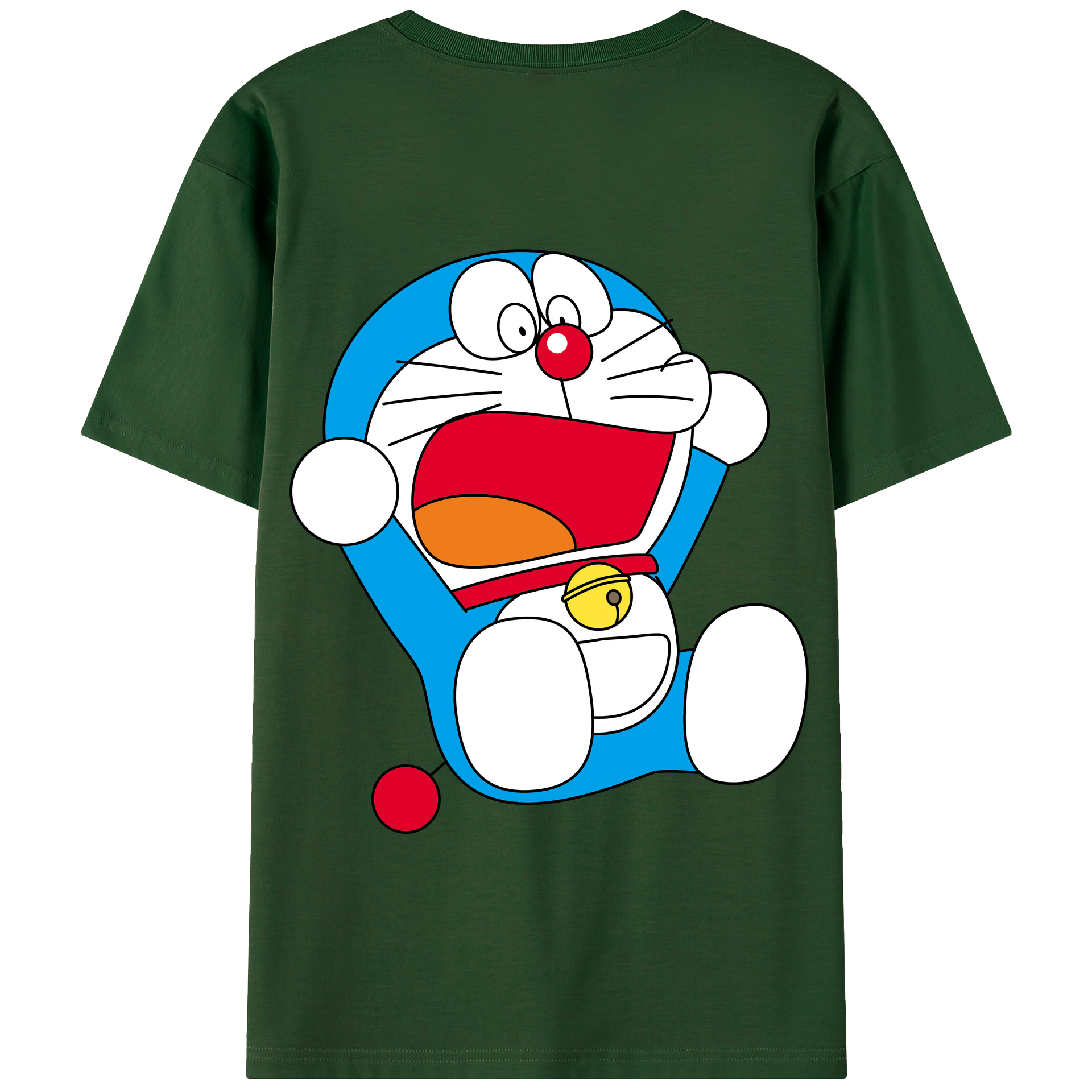 （画像用） ドラえもん Doraemon 綿100％半袖Tシャツ（背面プリント）